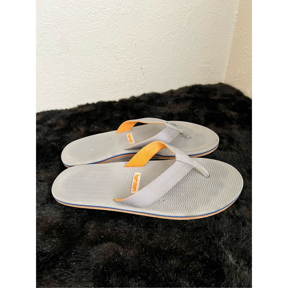 Hari Mari Men's Dunes | Light Gray flip flop sandals 13